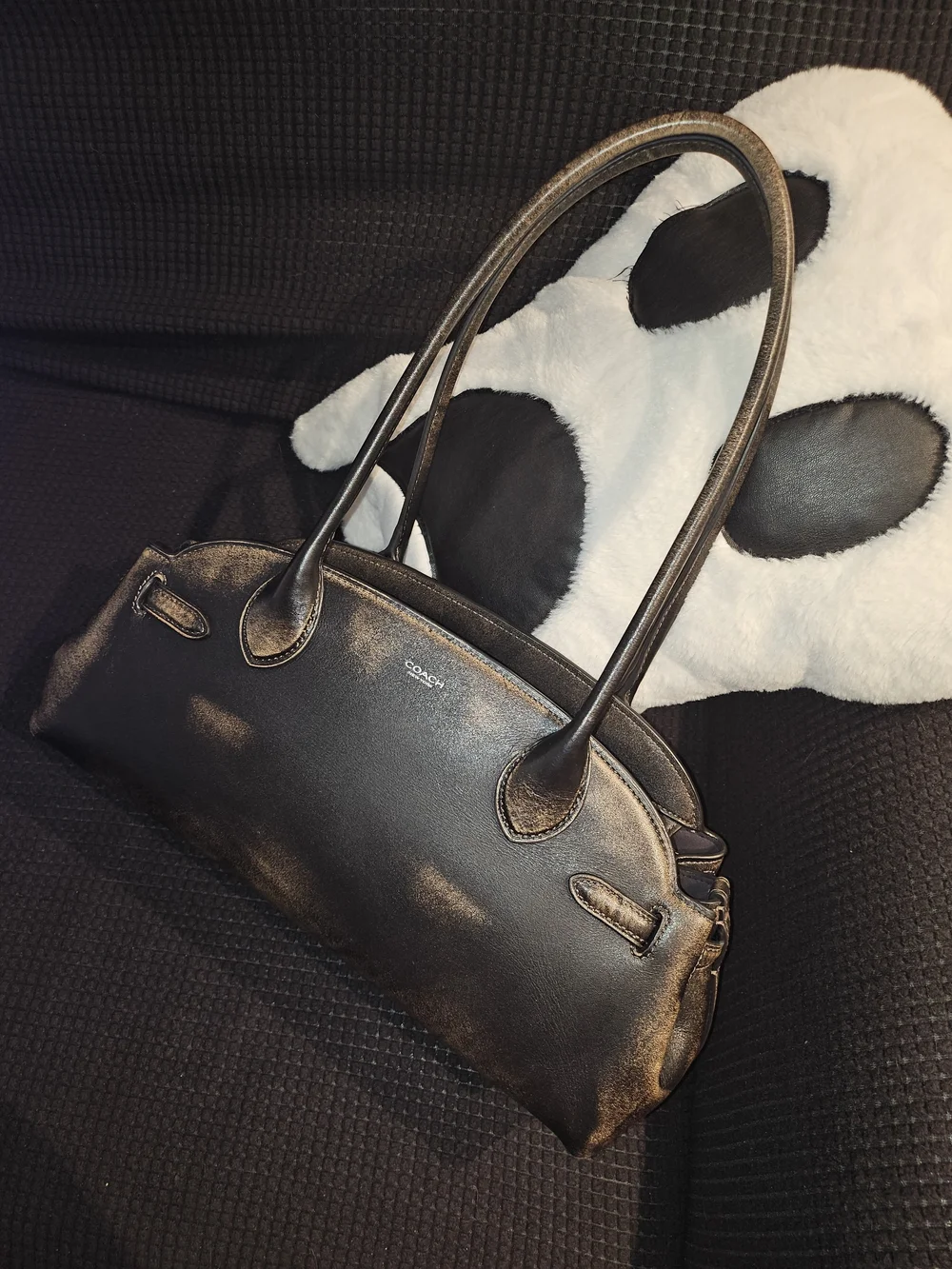 COACH Loved Leather Empire Carry All